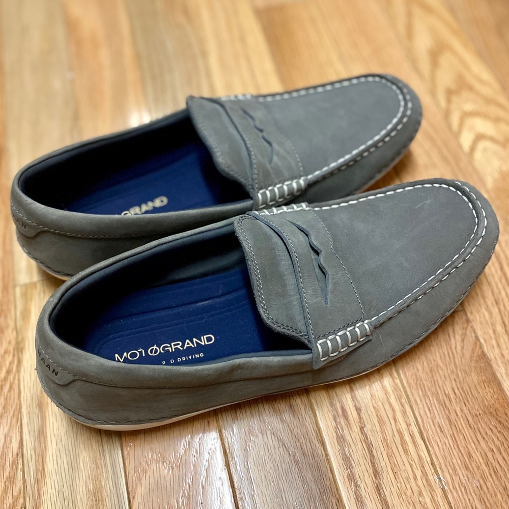 Cole Haan MotoGrand suede slip-on shoe size 9 1/2